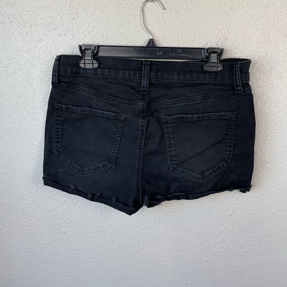 So Black Distressed Denim Shorts Size 13/31W EUC - Picture 3 of 4